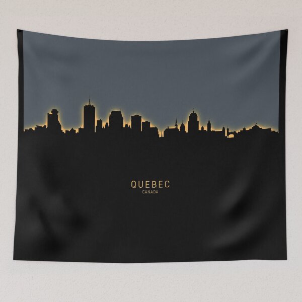 Item preview, Quebec Canada Skyline designed and sold by ArtPrints.