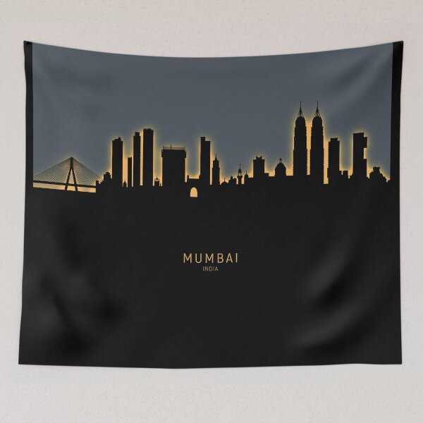 Item preview, Mumbai Skyline India Bombay designed and sold by ArtPrints.