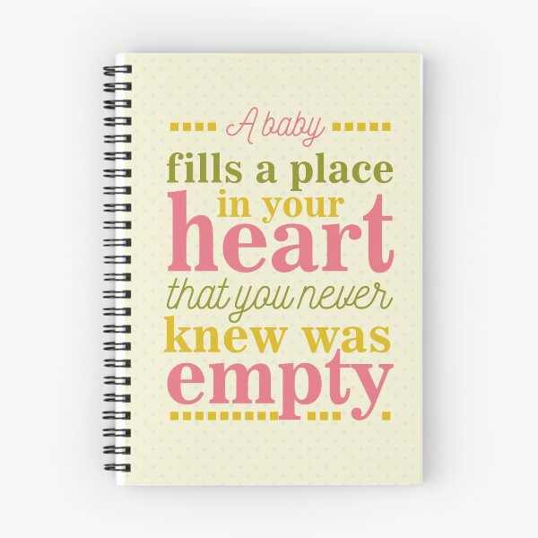 Item preview, A baby fills a place in your heart  designed and sold by nektarinchen.