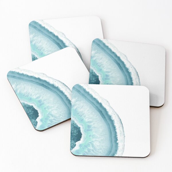 Item preview, Aqua Blue Agate Art 2 designed and sold by dreamprint.