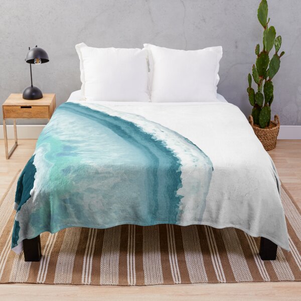 Item preview, Aqua Blue Agate Art 2 designed and sold by dreamprint.
