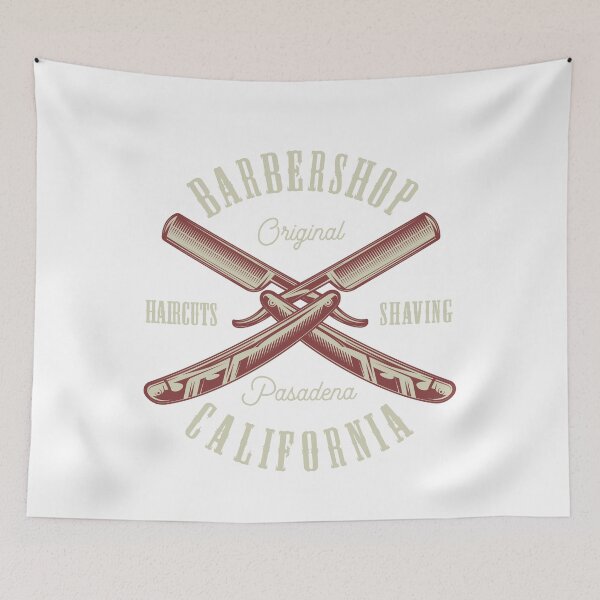 Item preview, BARBERSHOP CALIFORNIA VINTAGE T SHIRT GIFT PRESENT BIRTHDAY CHRISTMAS designed and sold by Timcito.