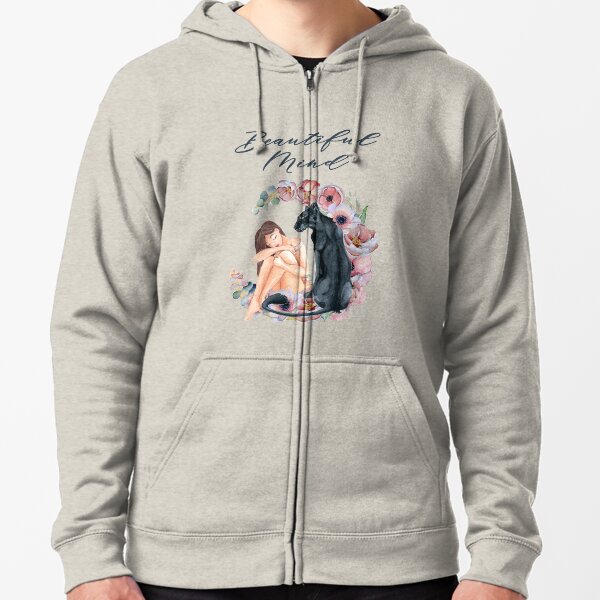 Beautiful mind Zipped Hoodie