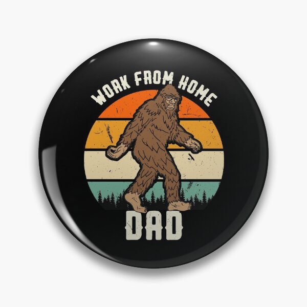 Item preview, Funny Bigfoot Work From Home Dad designed and sold by 33ink.