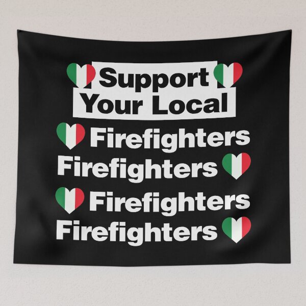 Item preview, Support Your Local Italian Firefighters Love Italiano designed and sold by elhefe.