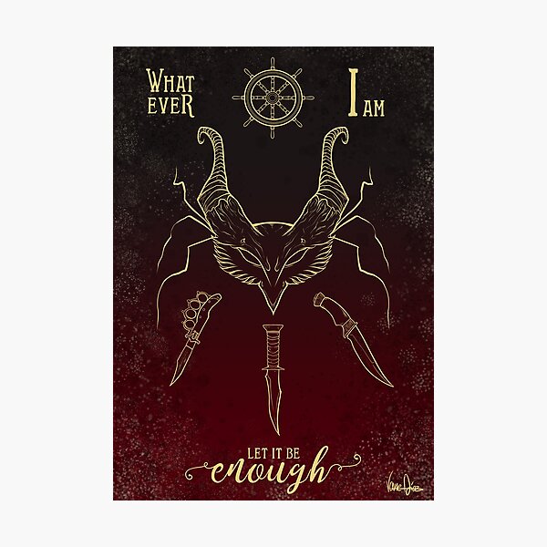 Lila Bard Quote Photographic Print