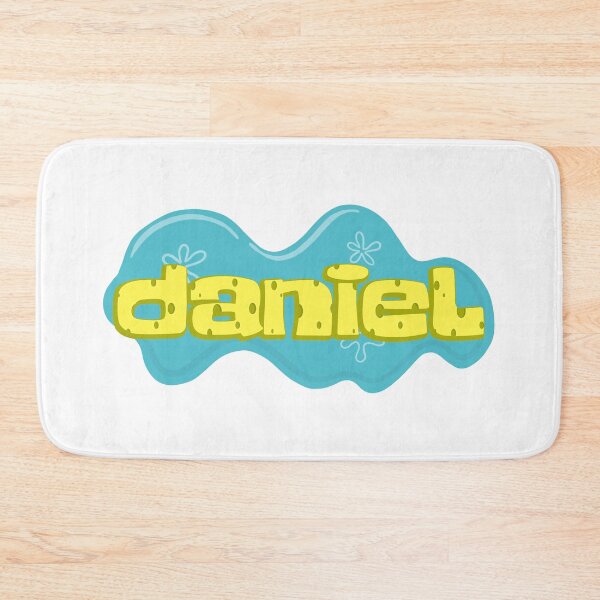 Item preview, Boy Name Daniel in SpongeBob Cartoon Style designed and sold by Space-Bug.