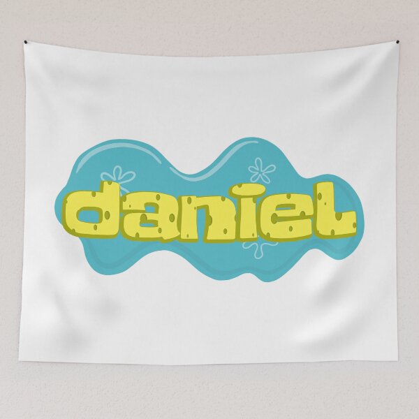 Artikelvorschau, Jungenname Daniel im SpongeBob-Cartoon-Stil entworfen und verkauft von Space-Bug.