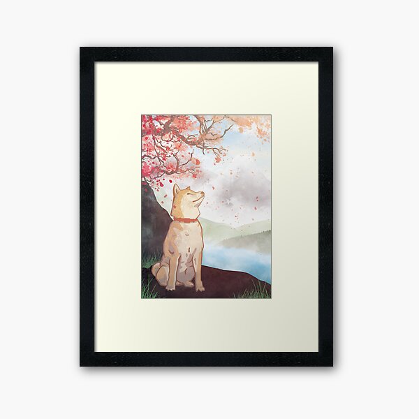 Shiba Inu Framed Art Print