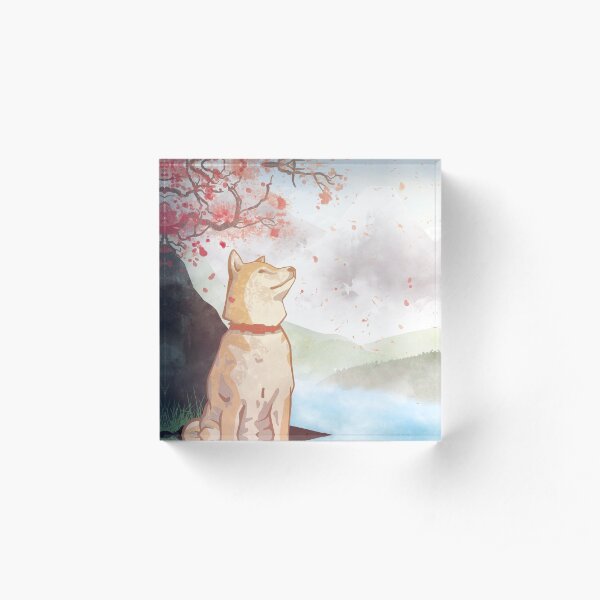 Shiba Inu Bloc acrylique