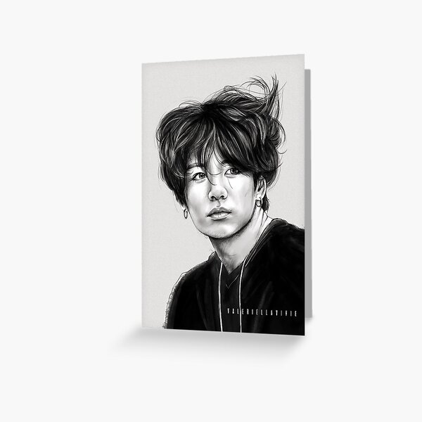 Kiss of the wind - BTS Jungkook Greeting Card