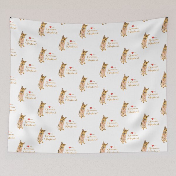 Aperçu de l'œuvre J'adore mon berger allemand, surtout pour les propriétaires de GSD! créée et vendue par rs-designs.