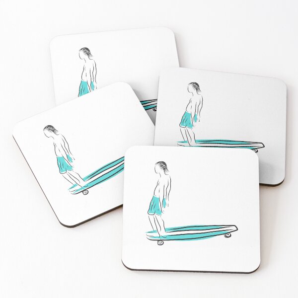 Item preview, Skateboarding minimalist design skates  designed and sold by Tropical Blood.