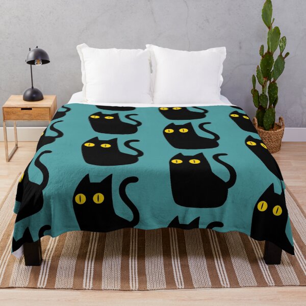 Item preview, Black cat designed and sold by LuchQueen.