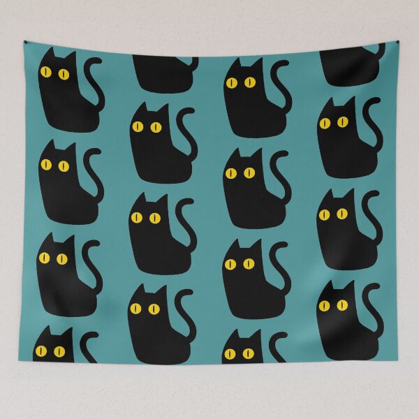 Item preview, Black cat designed and sold by LuchQueen.