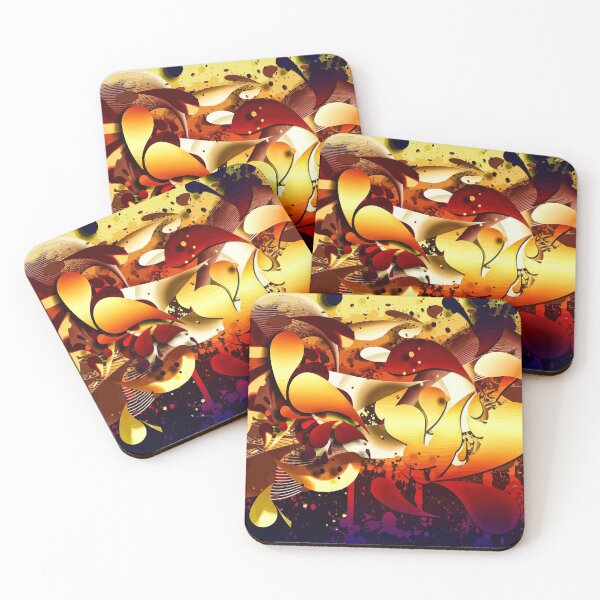 Item preview, Tango of colors - yellow, brown designed and sold by harietteh.