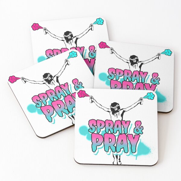 Item preview, Spray And Pray; Graffiti; Motif 2; designed and sold by StickerApe.