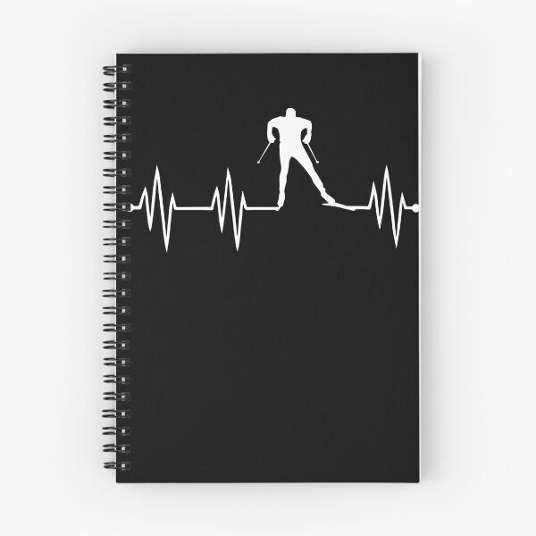 Item preview, heartbeat cross country skiing for men and women designed and sold by creative98desig.