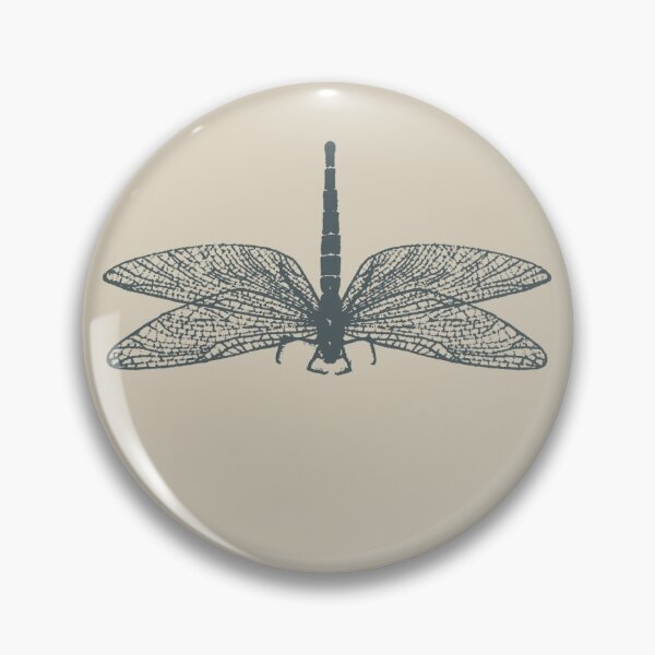 Item preview, Dragonflies - Gray on Khaki designed and sold by Salt & Keep.