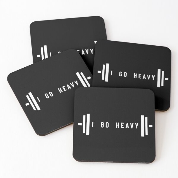 Item preview, I go heavy - weightlifting designed and sold by Maxaint.