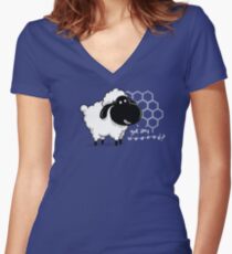 Catan You Give Me Wood? | Settlers of Catan Board Game Geek Sheep Women's Fitted V-Neck T-Shirt