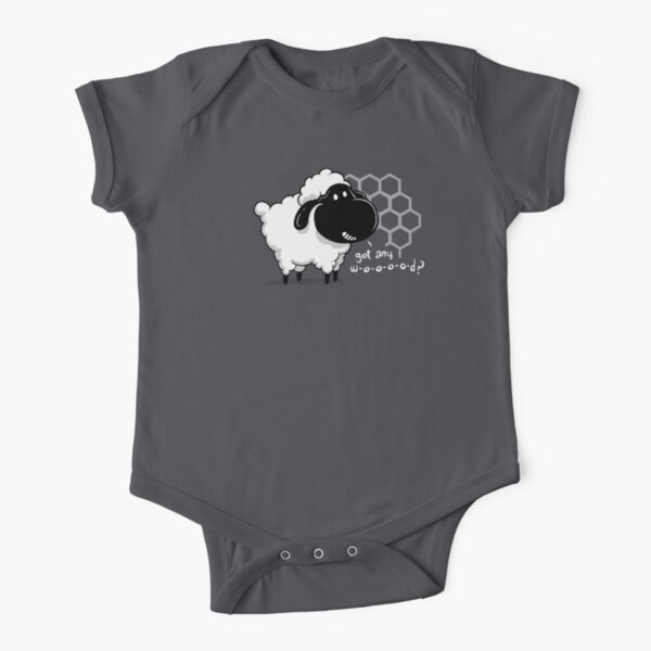 Catan You Give Me Wood? | Settlers of Catan Board Game Geek Sheep Short Sleeve Baby One-Piece