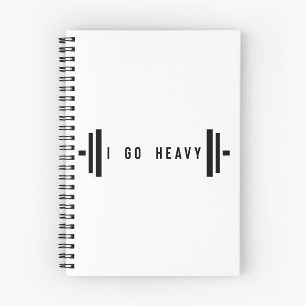 Item preview, I go heavy - weightlifting designed and sold by Maxaint.