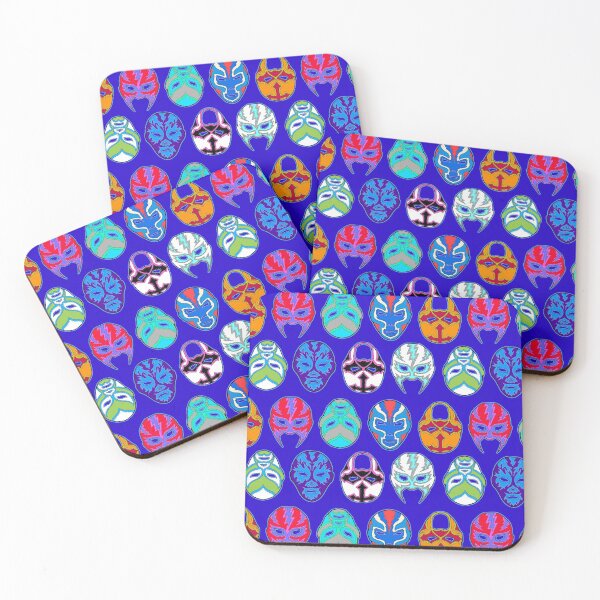 Item preview, luchador masks designed and sold by Salt & Keep.