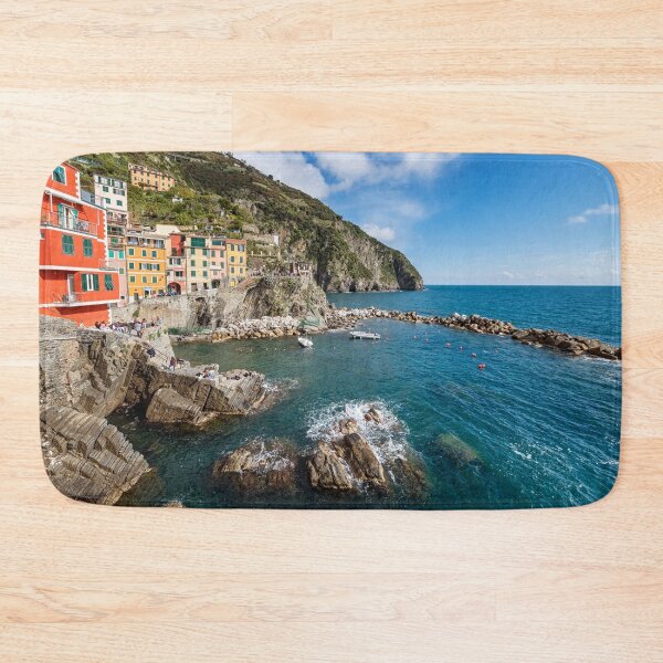 Item preview, Riomaggiore Cinque Terre Italy Gathering Place designed and sold by PhotoArt by Joan Carroll.