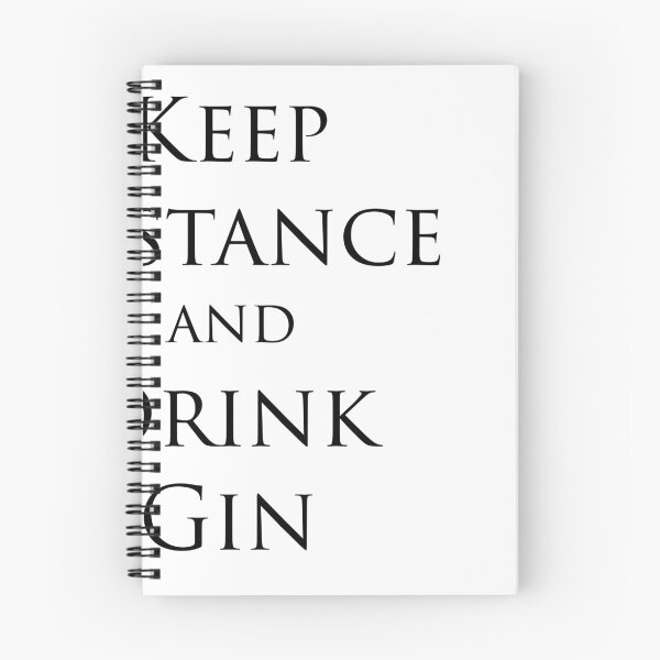 Item preview, Keep Distance and Drink Gin designed and sold by mh107.