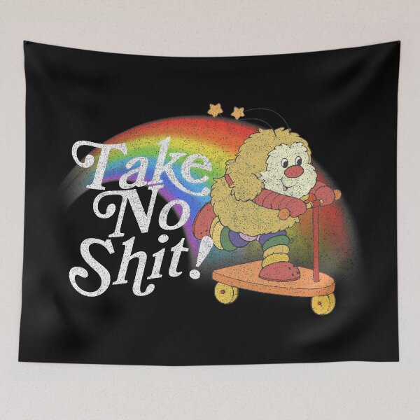 Item preview, Take No Shit! Faded 80s Style Dank Meme Design  designed and sold by AestheticNow.