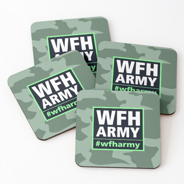Item preview, Working From Home, #wfharmy. designed and sold by Bigs66.