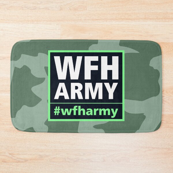 Item preview, Working From Home, #wfharmy. designed and sold by Bigs66.