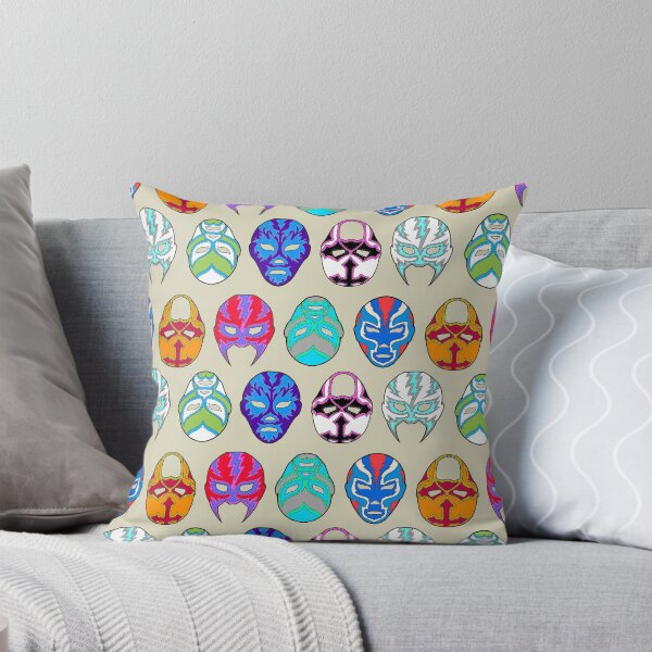 Item preview, luchador masks on sand designed and sold by Salt & Keep.
