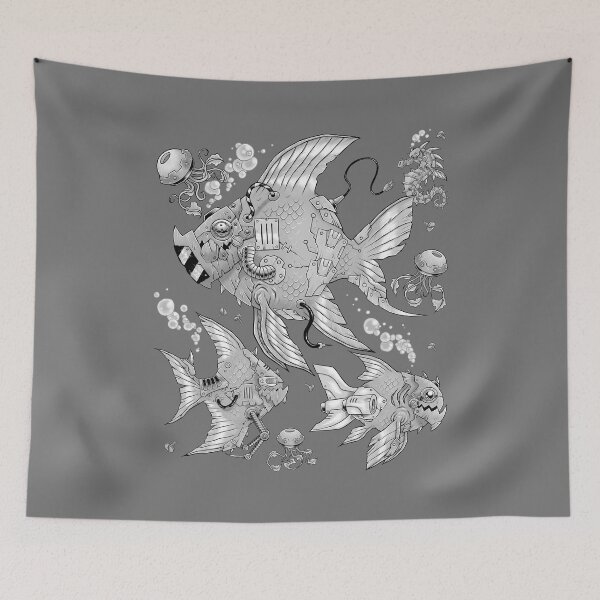 Item preview, Fish cyborgs designed and sold by GS-artworks.