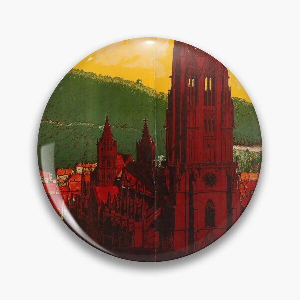 Item preview, Schwarzwaldhauptstadt vintage travel poster designed and sold by stickart-marek.