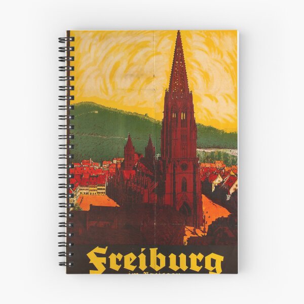 Item preview, Schwarzwaldhauptstadt vintage travel poster designed and sold by stickart-marek.
