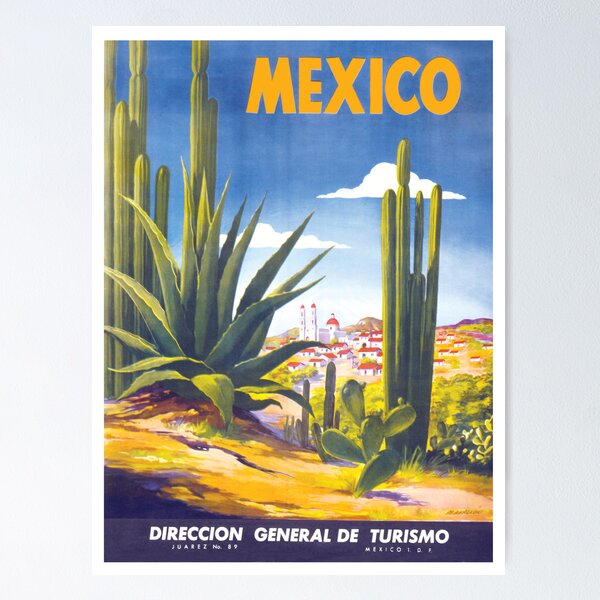 Item preview, Mexico Travel Poster 3 designed and sold by jvorzimmer.