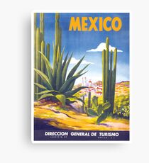 Mexico Travel Poster 3 Leinwanddruck