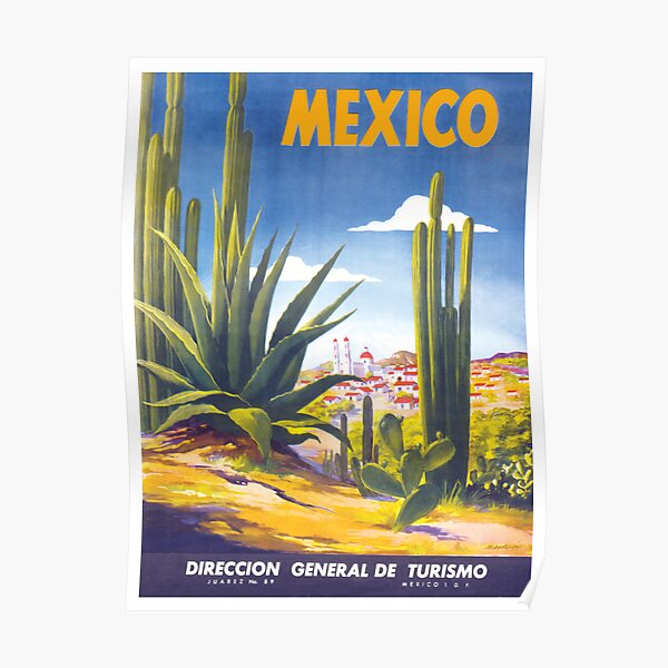 Mexico Travel Poster 3 Poster