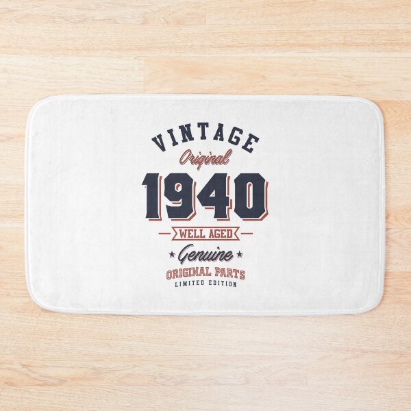 Item preview, Vintage 1940 Born in 1940 Retro Birthday Gift designed and sold by cidolopez.