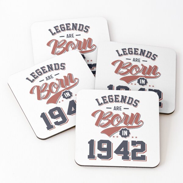 Item preview, Legends Are Born in 1942 Birthday Gift designed and sold by cidolopez.