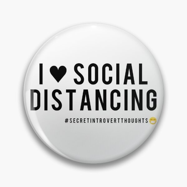 Item preview, I ♥ Social Distancing designed and sold by kalisteananda.