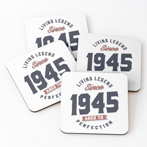 Item preview, Living Legend Since 1945 Birthday Gift designed and sold by cidolopez.