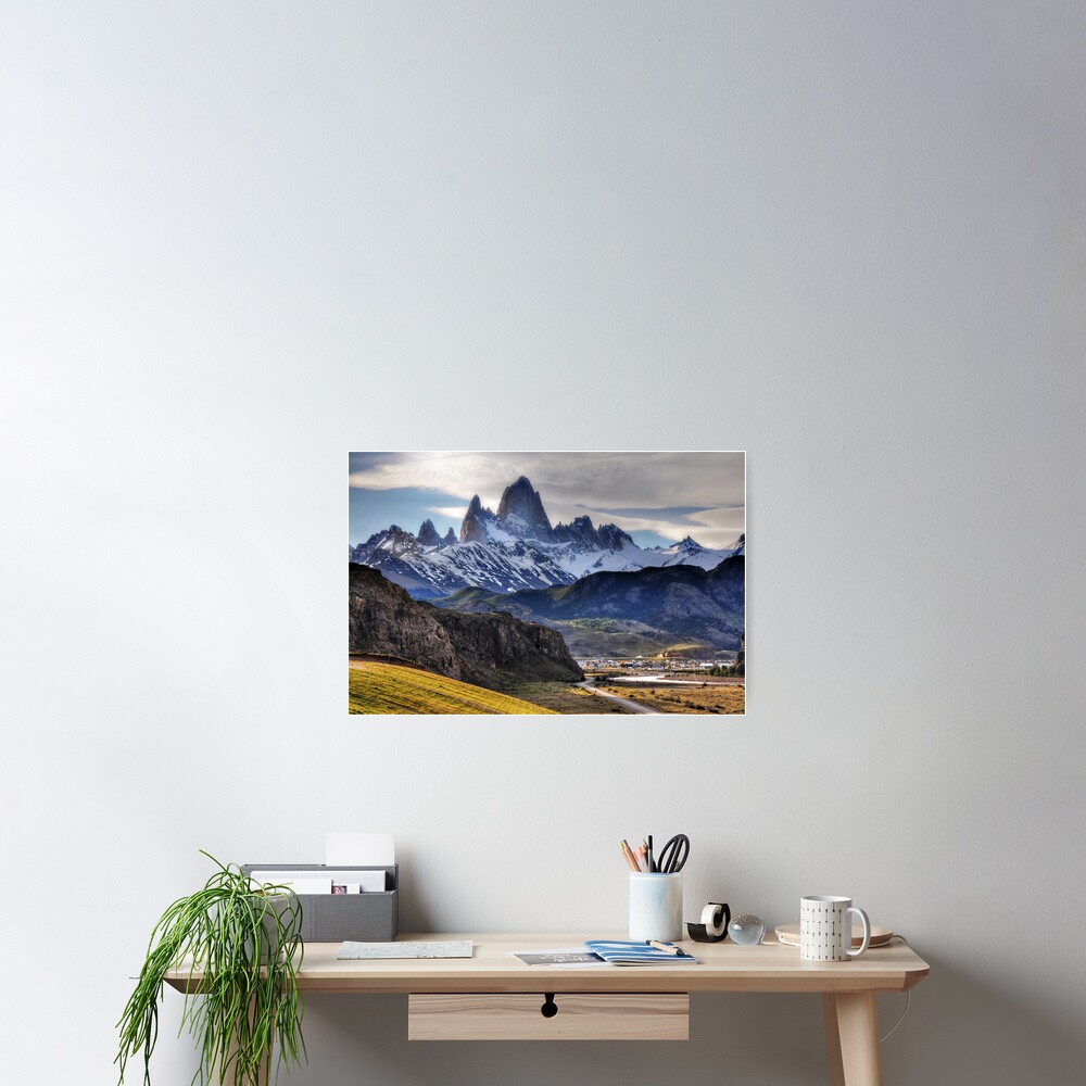 Mt Fitzroy and El Chalten Poster