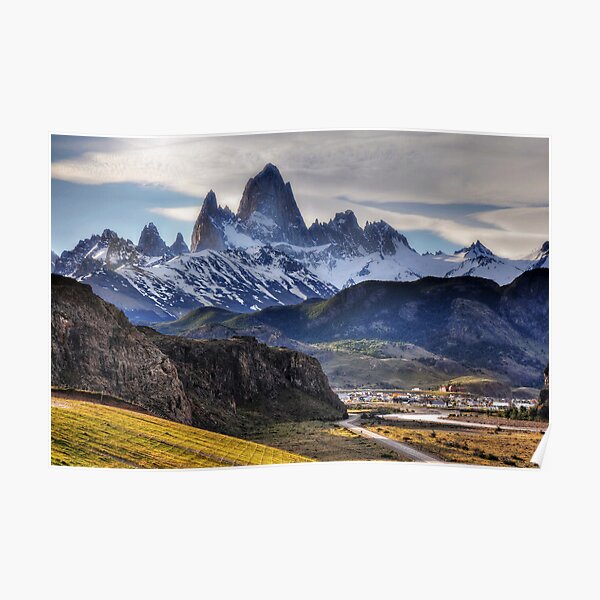 Mt Fitzroy and El Chalten Poster