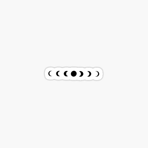 Moon Phases Sticker