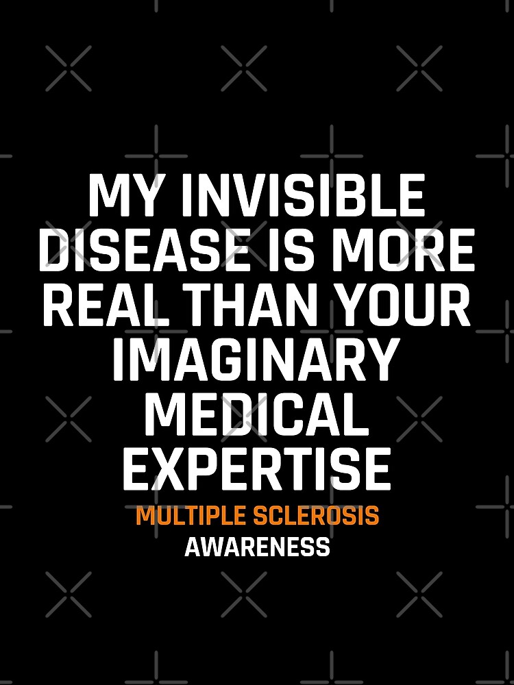 Thumbnail 3 von 3, Tuch, My Invisible Disease is Real, Multiple Sclerosis Awareness designt und verkauft von Ripper19.