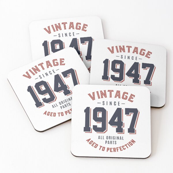 Item preview, Vintage Since 1947 Birthday Gift designed and sold by cidolopez.