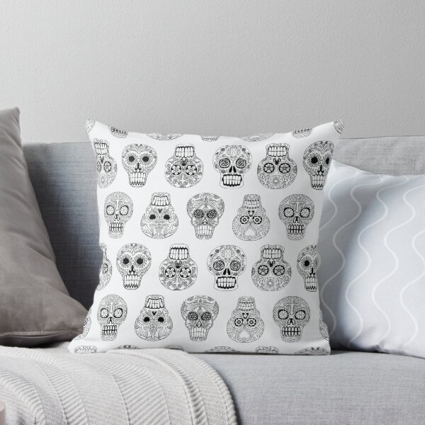 Item preview, Sugar Skulls  - line drawing designed and sold by Salt & Keep.